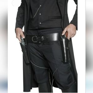 $5☃️Smiffy's Authentic Western Belt and Two Holders Black
